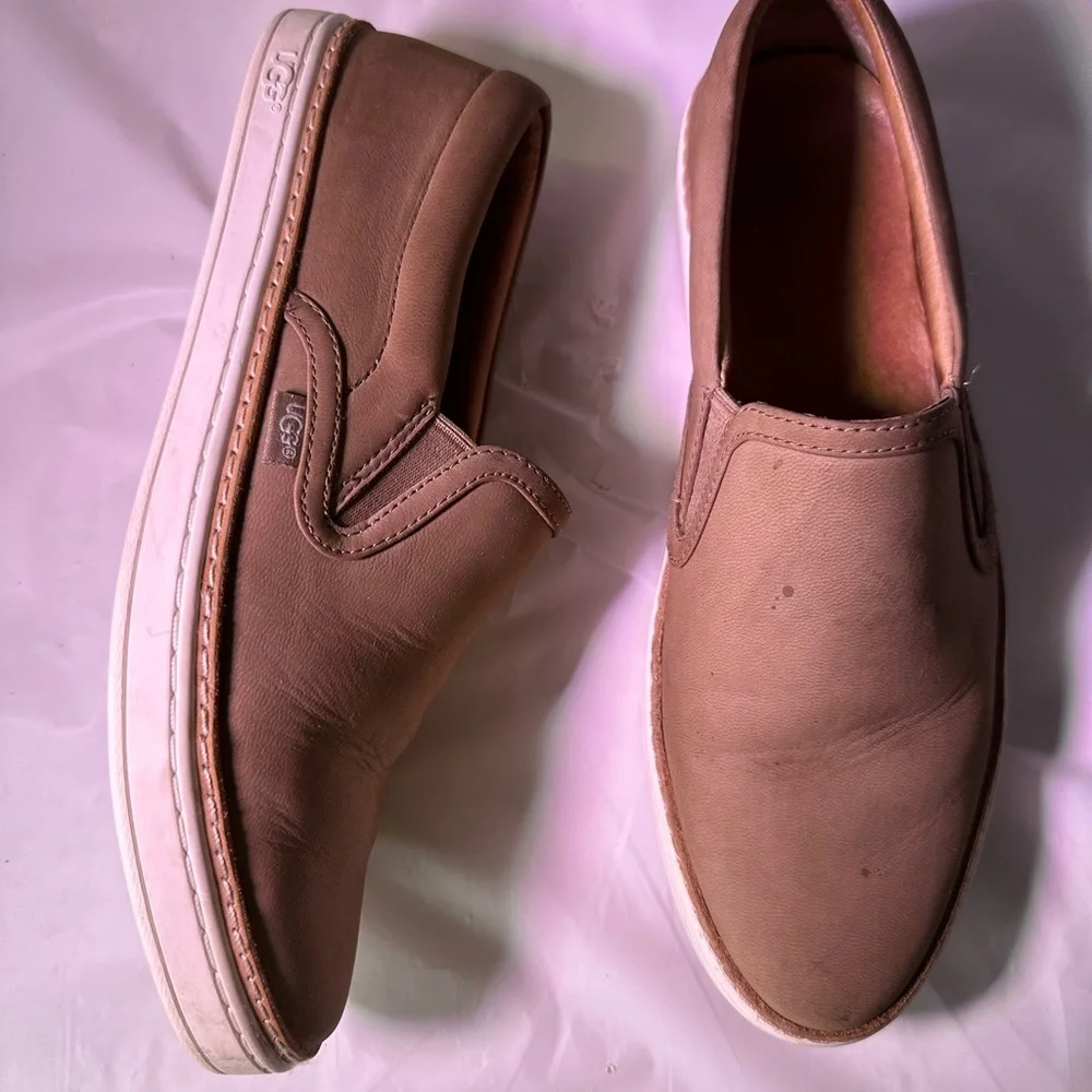 UGG Men's Brown Slip-On Loafers